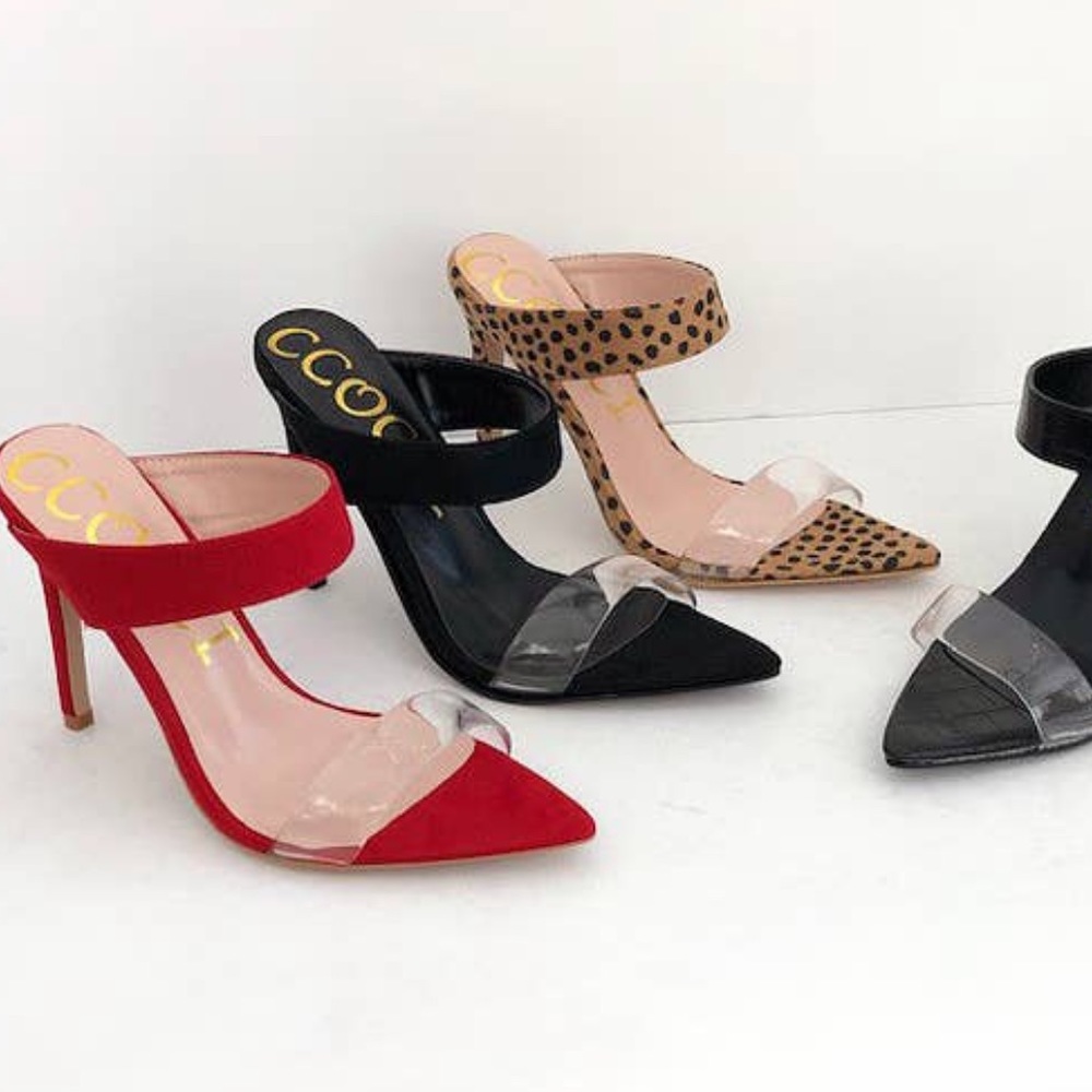 Suede heels